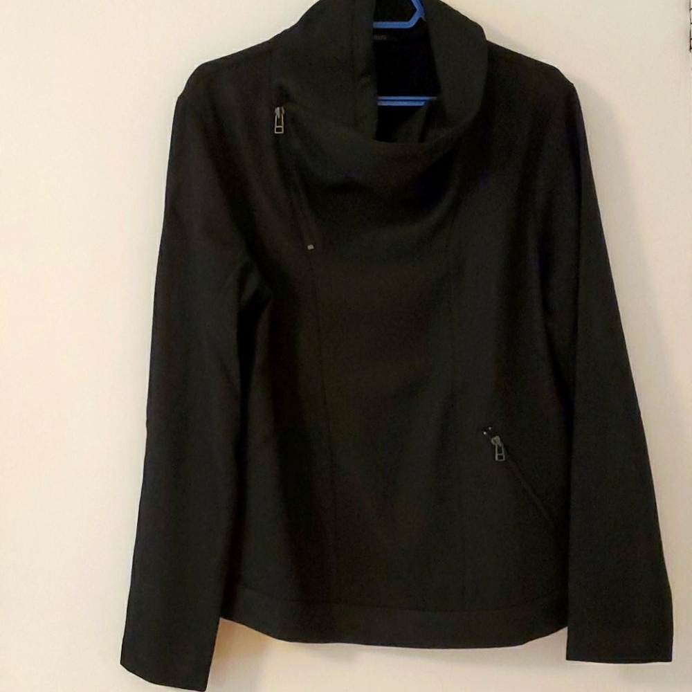 Philippe Dubuc Black wool sweater, size Small